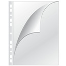 Koszulki na dokumenty Q-CONNECT, typ L, PP, A4, krystal, 150mikr., 100szt