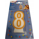 Świeczka jubileuszowa cyfra 8 na urodziny tort 0011142643 HERLITZ