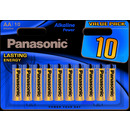 Baterie Panasonic alkaliczne ALKALINE LR6/10 | 10szt.