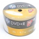 HP DVD+R | 4.7GB | x16 | WHITE FF InkJet Printable White | spindel 50