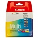 Zestaw trzech tuszy Canon CLI526 do MG-5150/5250/6150/8150 | 3 x 9 ml | CMY