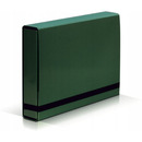 Teczka z gumk� BOX CARIBIC zielona 5cm 341/06 VAUPE