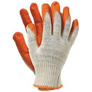 R�kawice REIS RU P bawe�niano-poliestrowe powlekane gum� pomara�czowe roz.10/XL