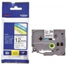 Ta�ma Brother laminowana elastyczna Flexi ID 12mm x 8m czarny nadruk /bia�e t�o