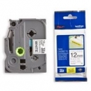 Ta�ma Brother laminowana z mocnym klejem 12mm x 8m czarny nadruk/bia�e t�o