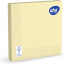 Serwetki dekoracyjne 33x33cm papierowe 20 sztuk 3 warstowe szampa�skie AHA