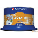 Pyta DVD-R VERBATIM CAKE (50) Printable nadruk Wide 4.7GB x16 43533