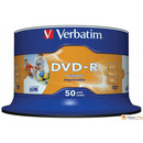P�yta DVD-R VERBATIM CAKE (50) Printable nadruk Wide 4.7GB x16 43533