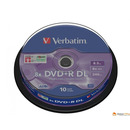P�yta DVD+R VERBATIM DL CAKE (10) DoubleLayer 8.5GB x8 MattSil 43666