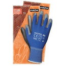 R�kawice REIS RNYPO NS nylonowe powlekane poliuretanem niebiesko-szare roz.10/XL