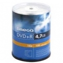 Dysk Omega DVD+R | 4.7GB | x16 | 100 szt.