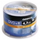 Dysk Omega DVD+R | 4.7GB | x16 | 50 szt