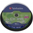 Verbatim CD-RW | 700MB | x12 | cakebox 10szt