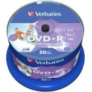 Verbatim DVD+R | 4.7GB | x16 | cakebox 50szt do nadruku Foto