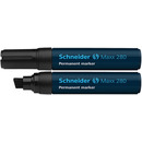 Marker permanentny SCHNEIDER Maxx 280, �ci�ty, 4-12mm, czarny
