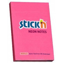 Bloczek STICK`N 76x51mm 100k ciemnor&oacute;�owy neon 21161
