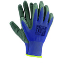 R�kawice REIS RTELA NS poliestrowe powlekane lateksem niebiesko-szary roz.10/XL