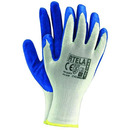 R�kawice REIS RTELA WN poliestrowe powlekane lateksem bia�o-niebieski roz.11/XXL