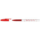 Długopis S-FINE czerwony GWIAZDKI TO-059 TOMA