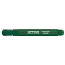 Marker permanentny OFFICE PRODUCTS, okrgy, 1-3mm (linia), zielony