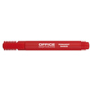 Marker permanentny OFFICE PRODUCTS, okrgy, 1-3mm (linia), czerwony