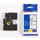 Ta�ma Brother laminowana elastyczna Flexi ID 9mm x 8m czarny nadruk /bia�e t�o