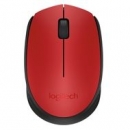 Logitech M171 mysz optyczna | bezprzewodowa | USB | red