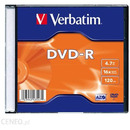 Pyta DVD-R 4,7GB VERBATIM slim 16x Matt Silver 43547