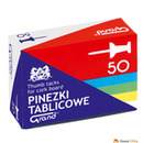 Pinezki tablicowe op-50szt. kolorowe GRAND 110-1657
