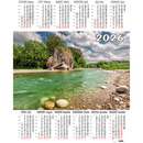 Kalendarz jednoplanszowy P2 PIENINY BESKIDY