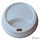 Pokrywka 80mm PS bia�a op.100szt. LOCK do kubk&oacute;w 250ml TnP 30285