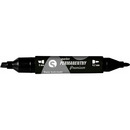 Marker sucho�cieralny dwustronny czarny KM504-V2 TETIS 5mm/4.2mm