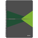 Ko�onotatnik OFFICE PP A4 kratka zielony 44950055 LEITZ