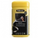 Fellowes ściereczki nasączone do czyszczenia ekranu, tuba 100 szt