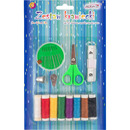 Zestaw krawiecki (igły, nici, nawlekacz, naparstek, nożyczki, miarka, guziki, agrafki) NIT-1078 ALIGA