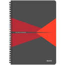 Ko�onotatnik OFFICE A4 kratka czerwony 46470025 LEITZ