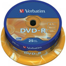 Pyta DVD-R 4,7GB VERBATIM cake (25szt) 16x Matt Silver 43522