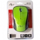 Art AM-92F mysz optyczna | bezprzewodowo | USB | green