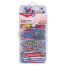Zestaw biurowy (pinezki i spinacze) OFFICE PRODUCTS, mix 135szt