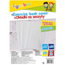 Ok�adka na zeszyt GIMBOO, groszkowa, A4, 90mikr., transparentna