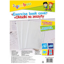 Ok�adka na zeszyt GIMBOO, groszkowa, A5, 90mikr., transparentna