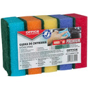 Gbka do zmywania OFFICE PRODUCTS Maxi Premium, 5szt., mix kolorw