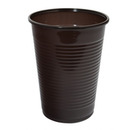 Kubek plastikowy OFFICE PRODUCTS, termiczny, 200ml, 100 szt., br�zowy