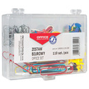 Zestaw biurowy (pinezki, gumki i spinacze) OFFICE PRODUCTS, mix 110szt