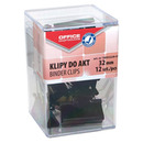 Klipy do dokumentw OFFICE PRODUCTS, 32mm, 12szt., w pudeku, czarne