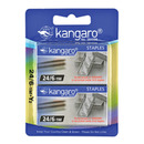 Zszywki KANGARO, No. 24/6, 2x1000 szt., blister
