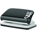 Dziurkacz SAXDesign 218 paperbox, dziurkuje do 12 kartek, czarny