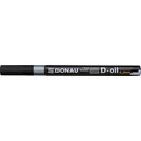 Marker olejowy DONAU D-Oil, okrgy, 2,2mm, srebrny