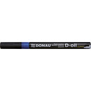 Marker olejowy DONAU D-Oil, okr�g�y, 2,2mm, niebieski