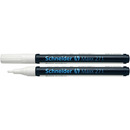 Marker olejowy SCHNEIDER Maxx 271, okr�g�y, 1-2mm, bia�y